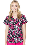 Med Couture V-Neck Print Top. Item MC8564 in MC PRINTS Collection. Live Chat for Bulk Discounts.