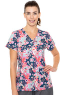 Med Couture V-Neck Print Top. Item MC8564 in MC PRINTS Collection. Live Chat for Bulk Discounts.