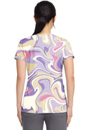 Med Couture V-Neck Print Top. Item MC8564 in MC PRINTS Collection. Live Chat for Bulk Discounts.