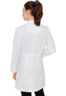 Med Couture 3 Pocket Long Length Lab Coat. Item MC8608NY in MC LAB COAT Collection. Live Chat for Bulk Discounts.