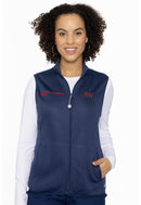Med Couture Nyp Queens Fleece Vest. Item MC8629NY in PL MC NYP Collection. Live Chat for Bulk Discounts.