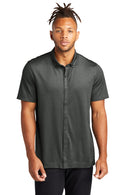 Mercer+Mettle ®  Stretch Pique Full-Button Polo MM1006