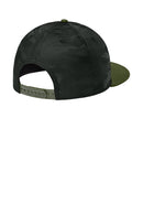 New Era  Camo Flat Bill Snapback Cap NE407. Live Chat for Bulk Discounts