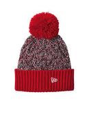 New Era Marled Knit Pom Beanie NE910. Live Chat for Bulk Discounts