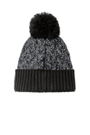 New Era Marled Knit Pom Beanie NE910. Live Chat for Bulk Discounts
