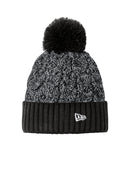 New Era Marled Knit Pom Beanie NE910. Live Chat for Bulk Discounts