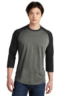 New Era  ®  Heritage Blend 3/4-Sleeve Baseball Raglan Tee. NEA104