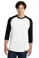 New Era  ®  Heritage Blend 3/4-Sleeve Baseball Raglan Tee. NEA104