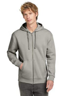 New Era Heritage Fleece Full-Zip Hoodie NEA526. Live Chat for Bulk Discounts