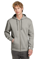New Era Heritage Fleece Full-Zip Hoodie NEA526. Live Chat for Bulk Discounts