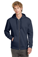 New Era Heritage Fleece Full-Zip Hoodie NEA526. Live Chat for Bulk Discounts