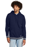 New Era ®  Comeback Fleece Pullover Hoodie NEA550 - True Navy/ Athletic Heather