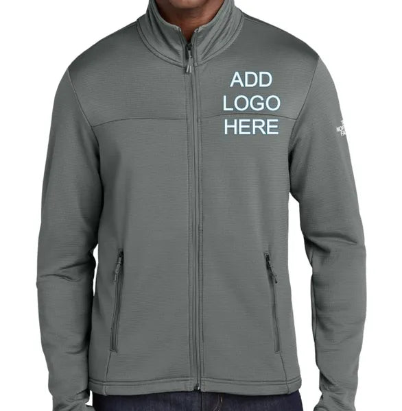The North Face Aim Full-Zip Fleece Jacket with Custom Logos. NF0A8ENK