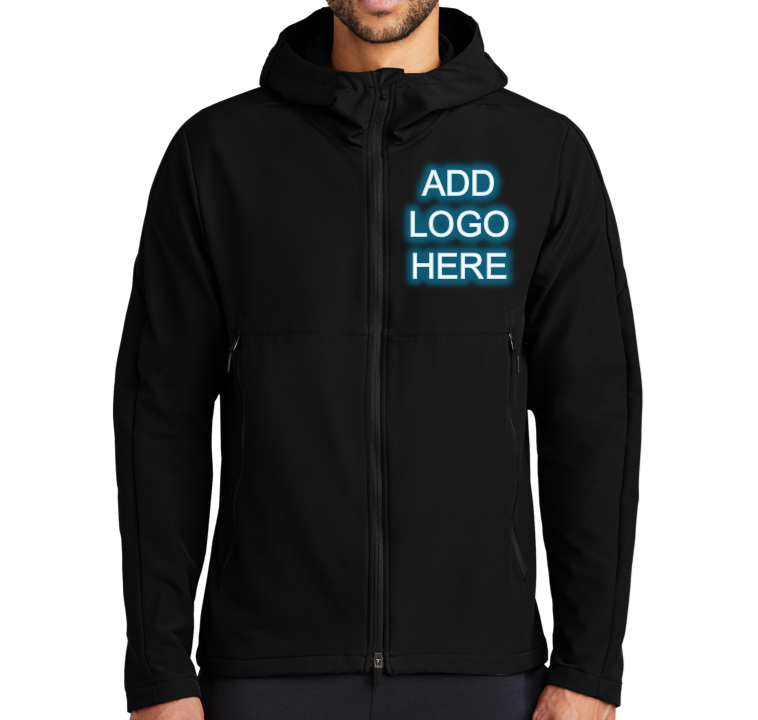 Nike [NKDR1543] Hooded Soft Shell Jacket with Custom Embroidered Logo.  Live Chat for Bulk Discounts.
