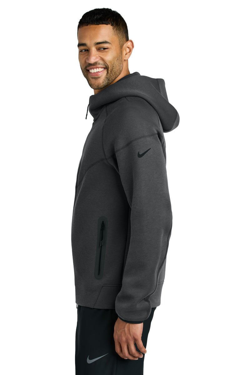 Nike [NKFQ4762] Tech Fleece Full-Zip Hoodie with Custom Embroidered Logo.  Live Chat for Bulk Discounts.