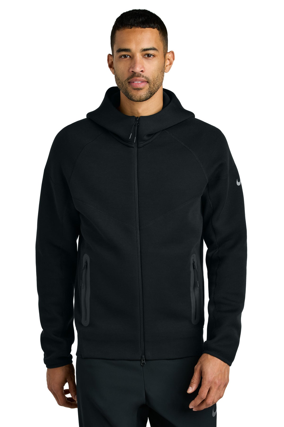 Nike [NKFQ4762] Tech Fleece Full-Zip Hoodie with Custom Embroidered Lo