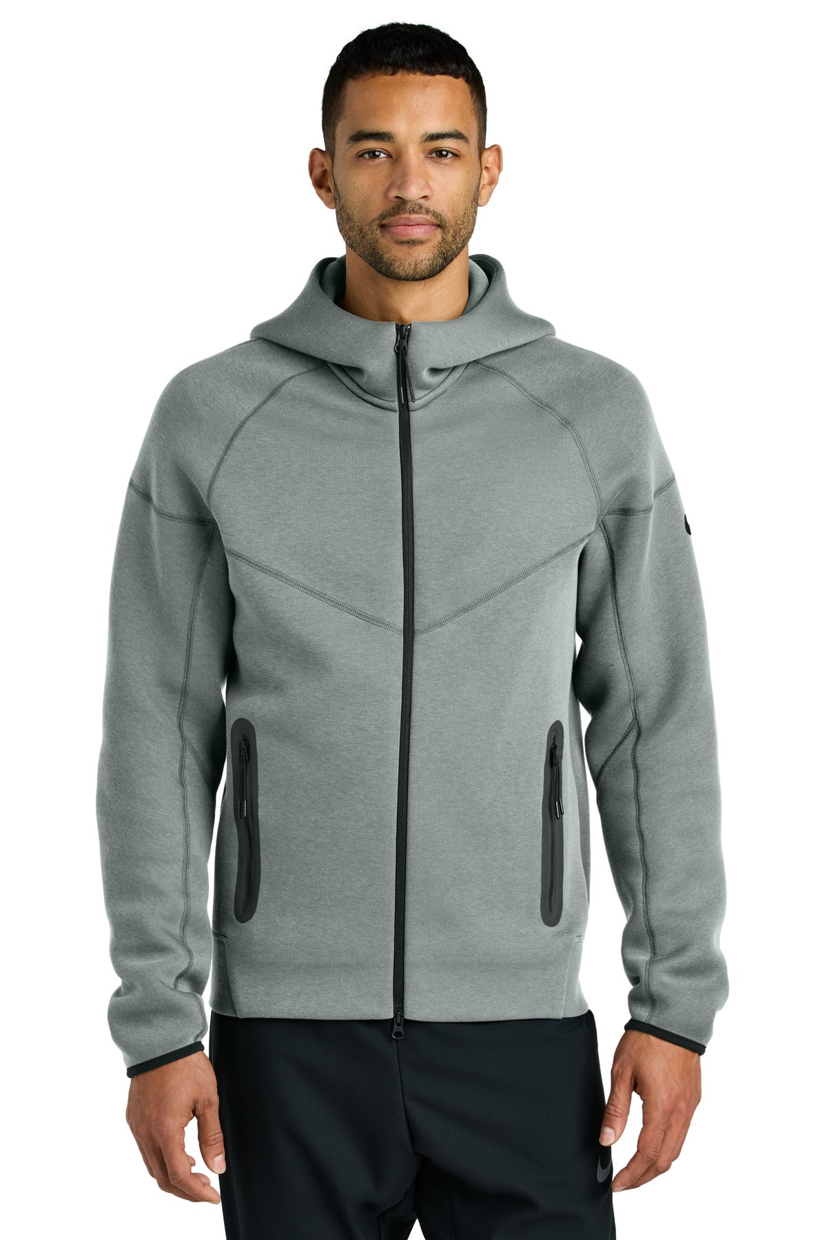Nike [NKFQ4762] Tech Fleece Full-Zip Hoodie with Custom Embroidered Lo