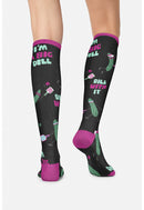 Cherokee Women's 10-15mmHg Compression Socks. Item PRINTSUPPORT in CK LEGWEAR Collection. Live Chat for Bulk Discounts.