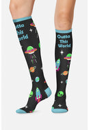 Cherokee Women's 10-15mmHg Compression Socks. Item PRINTSUPPORT in CK LEGWEAR Collection. Live Chat for Bulk Discounts.
