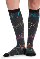 Cherokee Women's 10-15mmHg Compression Socks. Item PRINTSUPPORT in CK LEGWEAR Collection. Live Chat for Bulk Discounts.