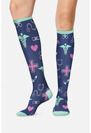 Cherokee Women's 10-15mmHg Compression Socks. Item PRINTSUPPORT in CK LEGWEAR Collection. Live Chat for Bulk Discounts.