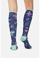 Cherokee Women's 10-15mmHg Compression Socks. Item PRINTSUPPORT in CK LEGWEAR Collection. Live Chat for Bulk Discounts.
