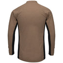 Bulwark [MPS8] Men's FR Long Sleeve Base Layer With Concealed Chest Pocket. Live Chat for Bulk Discounts.