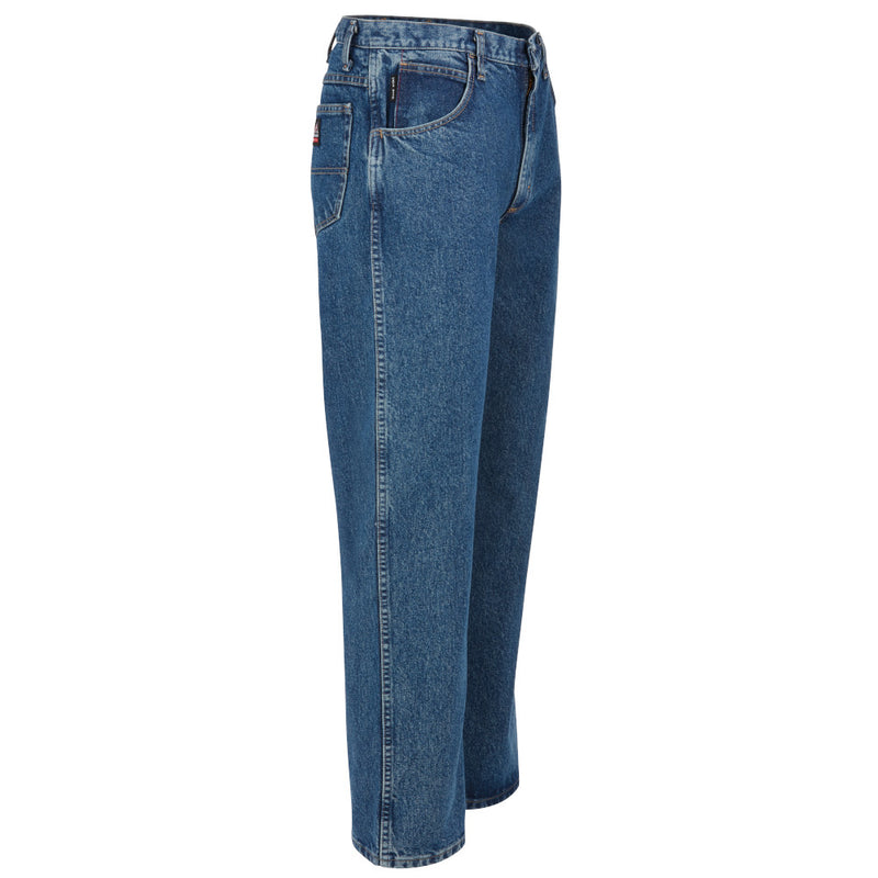 Bulwark [PEJ6] Men's Loose FR Stonewashed Jean. Live Chat For Bulk Discounts.