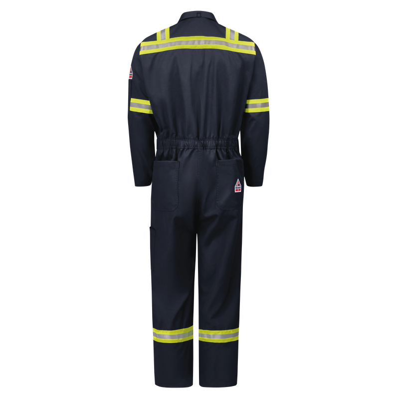 Bulwark [QC22-EHV] iQ Series Men's Midweight Enhanced Visibility Mobility Coverall. Live Chat For Bulk Discounts.