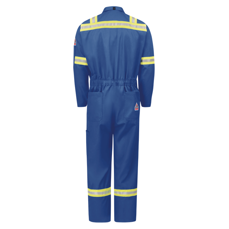 Bulwark [QC22-EHV] iQ Series Men's Midweight Enhanced Visibility Mobility Coverall. Live Chat For Bulk Discounts.