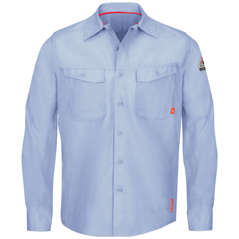 Bulwark [QS40] iQ Series Endurance Collection Men's FR Work Shirt. Live Chat for Bulk Discounts.