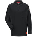 Bulwark [QT12] iQ Series Comfort Knit Men's FR Long Sleeve Polo. Live Chat for Bulk Discounts.