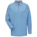Bulwark [QT12] iQ Series Comfort Knit Men's FR Long Sleeve Polo. Live Chat for Bulk Discounts.