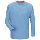 Bulwark [QT20] Long Sleeve Henley. Live Chat for Bulk Discounts.