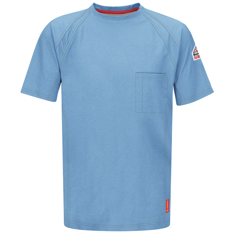 Bulwark [QT30] iQ Series Comfort Knit Men's FR Short Sleeve T-Shirt. Live Chat for Bulk Discounts.