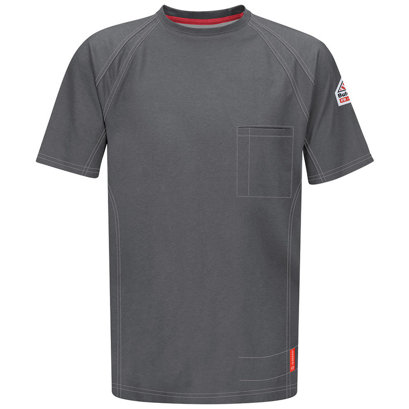 Bulwark [QT30] iQ Series Comfort Knit Men's FR Short Sleeve T-Shirt. Live Chat for Bulk Discounts.