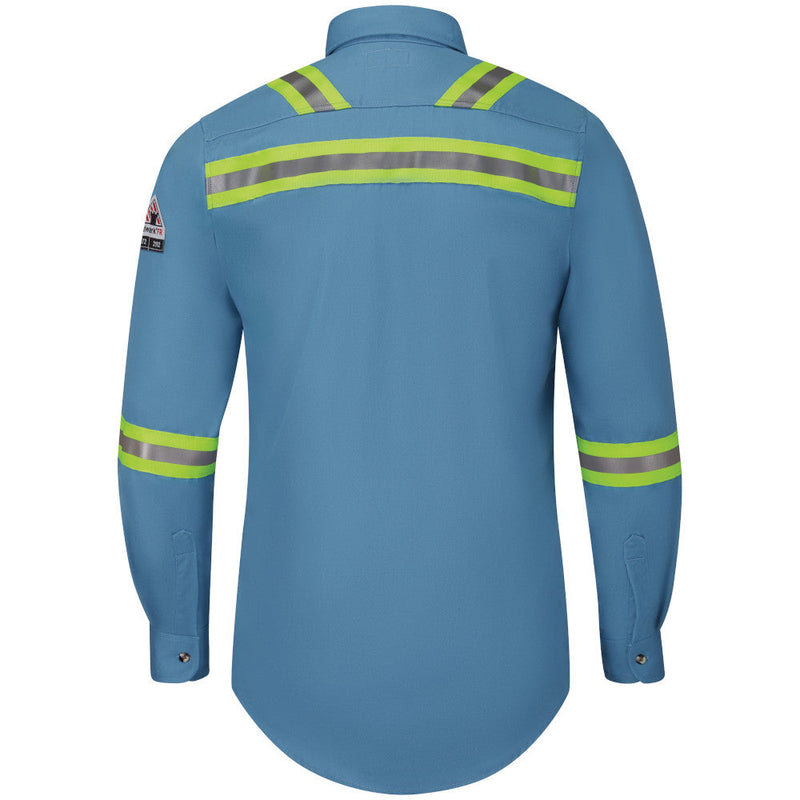 Bulwark [SLEV] Men's Midweight FR Enhanced Visibility Shirt. Live Chat for Bulk Discounts.