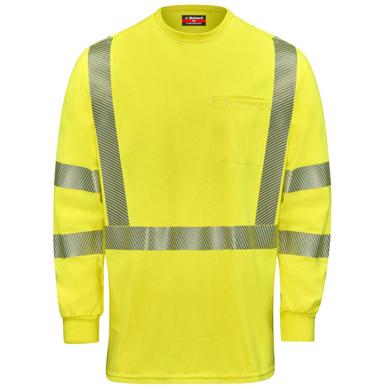 Bulwark [SMK8] Hi-Visibility Lightweight Long Sleeve T-Shirt. Live Chat for Bulk Discounts.