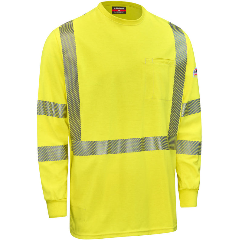 Bulwark [SMK8] Hi-Visibility Lightweight Long Sleeve T-Shirt. Live Chat for Bulk Discounts.