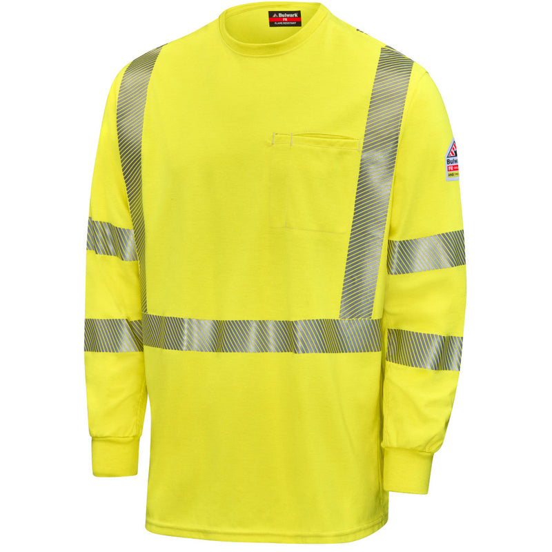 Bulwark [SMK8] Hi-Visibility Lightweight Long Sleeve T-Shirt. Live Chat for Bulk Discounts.