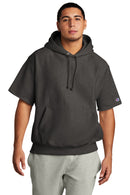 Champion   Reverse Weave   Short Sleeve Hooded Sweatshirt S101SS. Live Chat for Bulk Discounts