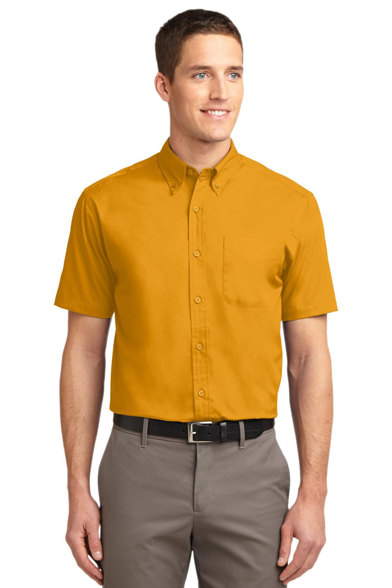 Port Authority ®  Short Sleeve Easy Care Shirt.  S508 - Athletic Gold/ Light Stone