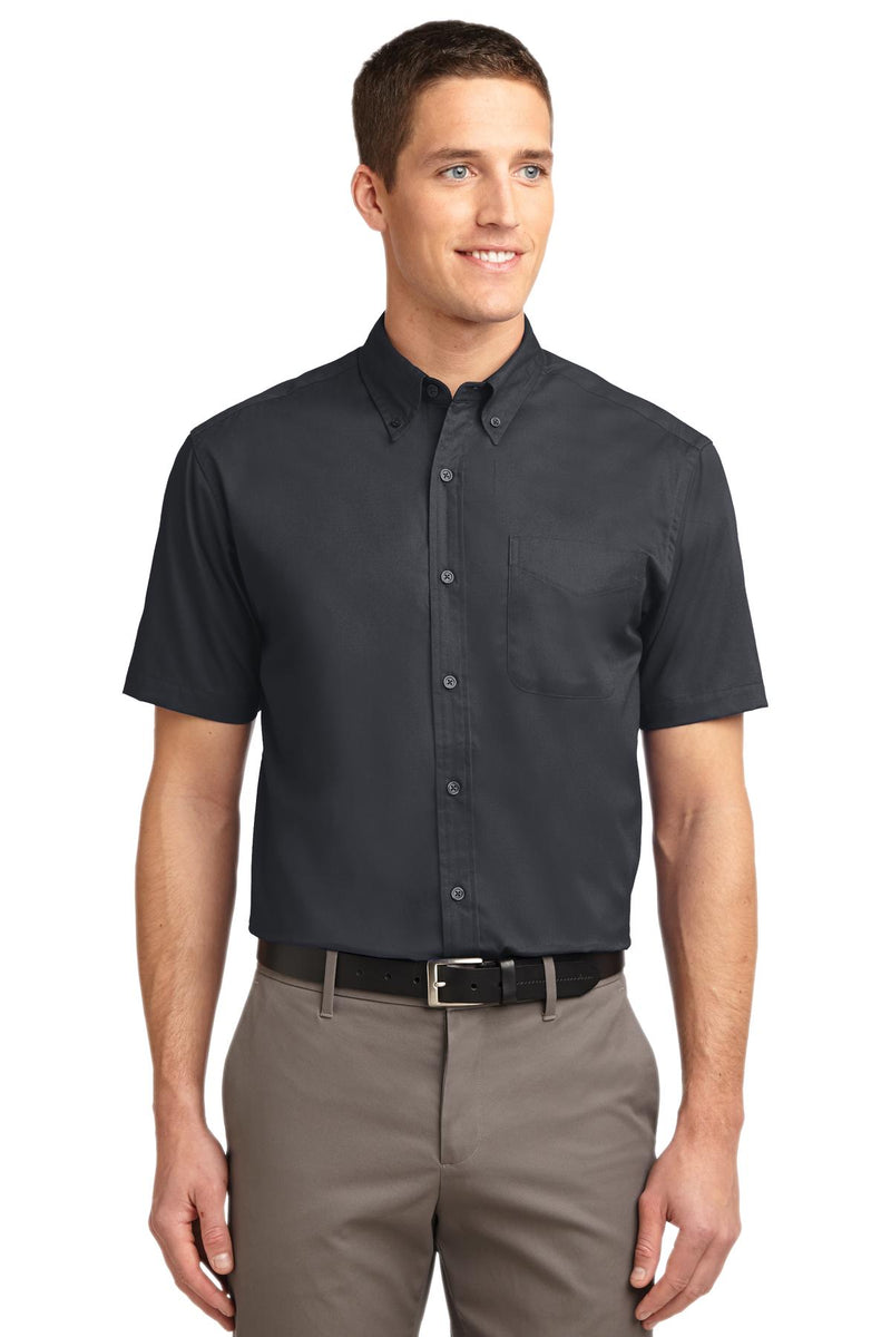 Port Authority ®  Short Sleeve Easy Care Shirt.  S508 - Classic Navy/ Light Stone