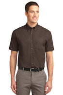 Port Authority ®  Short Sleeve Easy Care Shirt.  S508 - Coffee Bean/ Light Stone