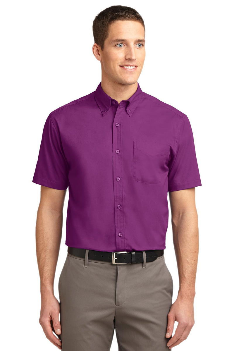 Port Authority ®  Short Sleeve Easy Care Shirt.  S508 - Deep Berry