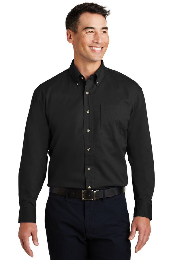 Port Authority [S600T] Long Sleeve Twill Shirt.