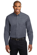 Port Authority ®  Long Sleeve Easy Care Shirt S608 - Steel Grey/ Light Stone