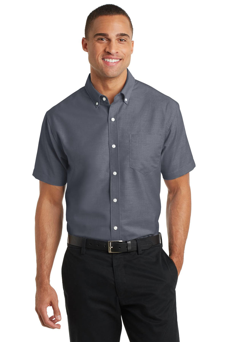 Port Authority ®  Short Sleeve SuperPro   Oxford Shirt. S659