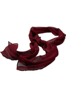 Edwards Solid Crinkle Chiffon Scarf [