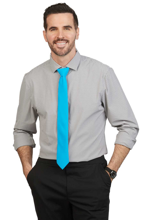Edwards Solid Narrow Tie [#SD02].  Live Chat for Bulk Discounts